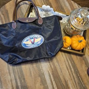 Victory Motorcycles Polaris nylon tote shoulder bag purse Black